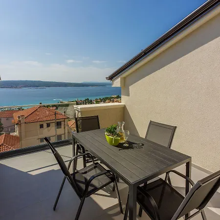 Apartmán Exquisites Mit Meerblick, Sauna, Gym, Pool, Klimatisierten Schlafzimmern - Nur 500 Meter Zum Crikvenica