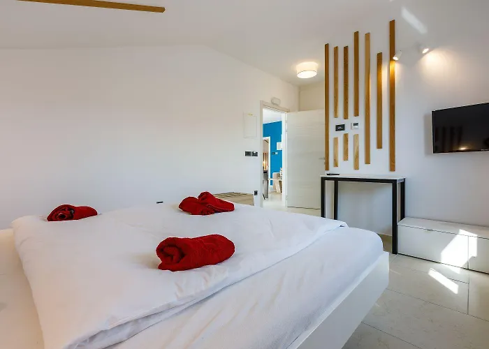 Exquisites Mit Meerblick, Sauna, Gym, Pool, Klimatisierten Schlafzimmern - Nur 500 Meter Zum * Crikvenica